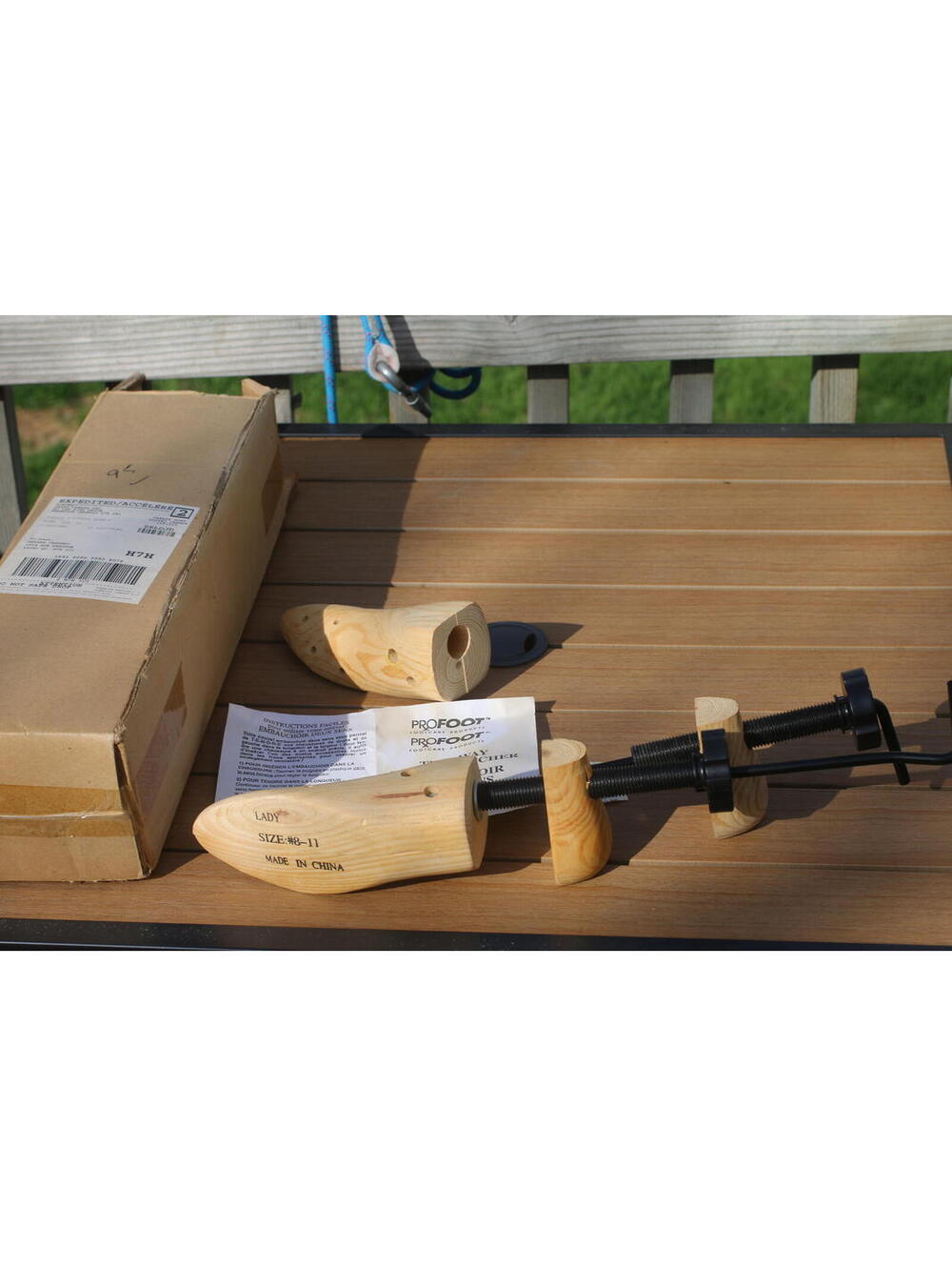 ProFoot Two-Way Wooden Shoe Stretcher Lady Size 8-11 Box Complete Adjustable